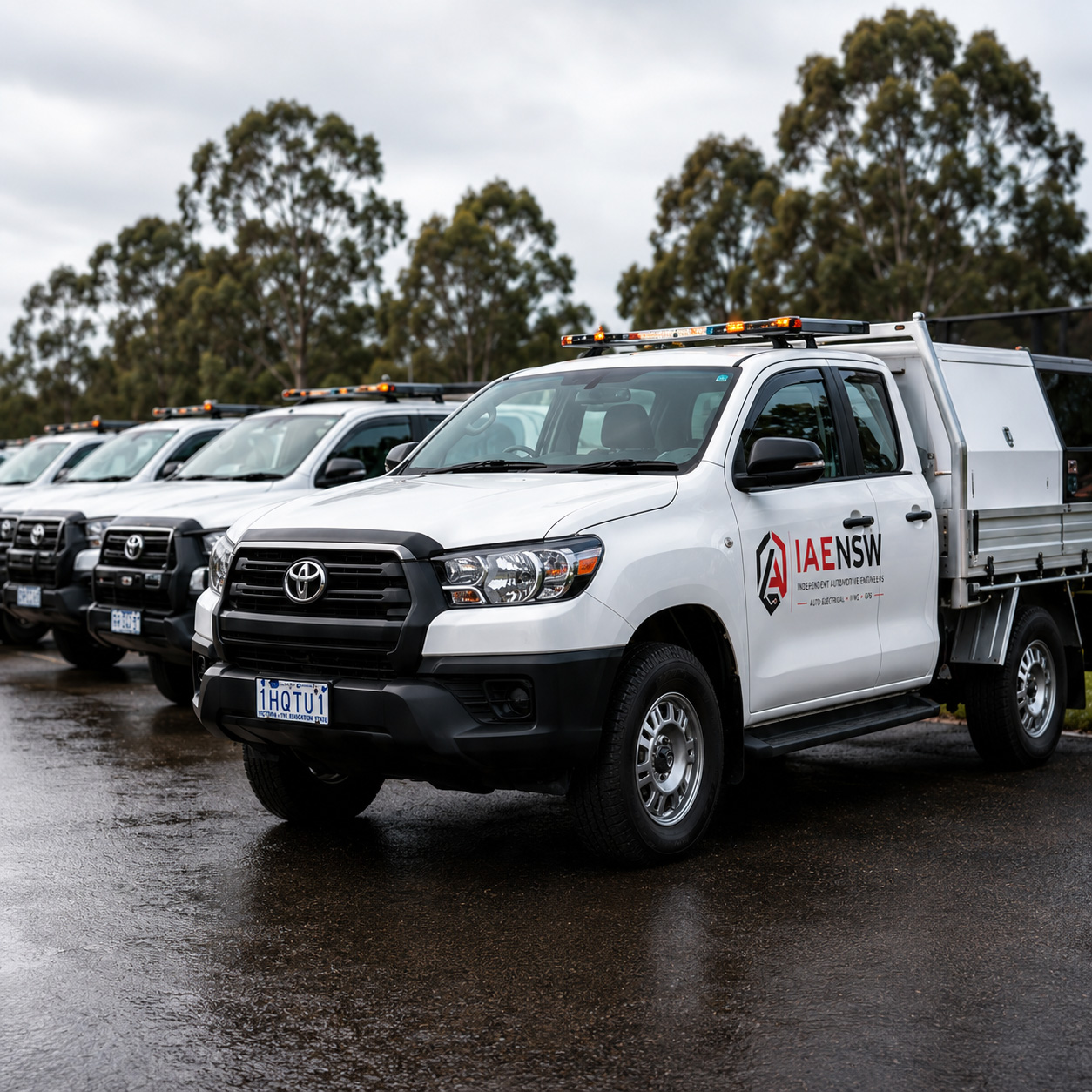 Fleet service vehicles