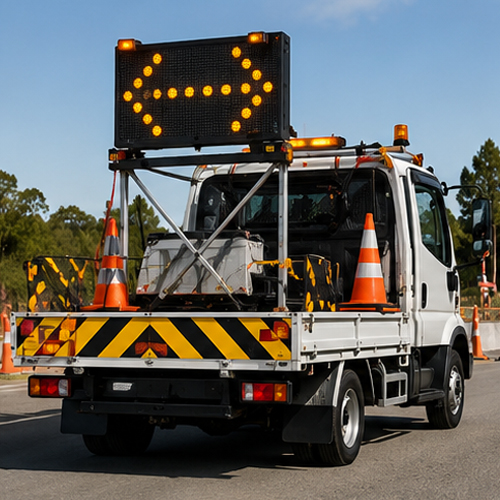 Traffic management vehicle
